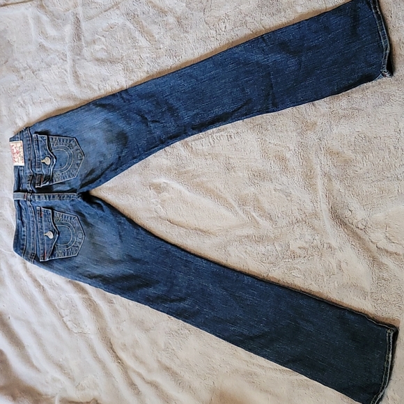 True Religion Brand Jeans : Flap Pocket Straight Leg - Picture 2 of 5